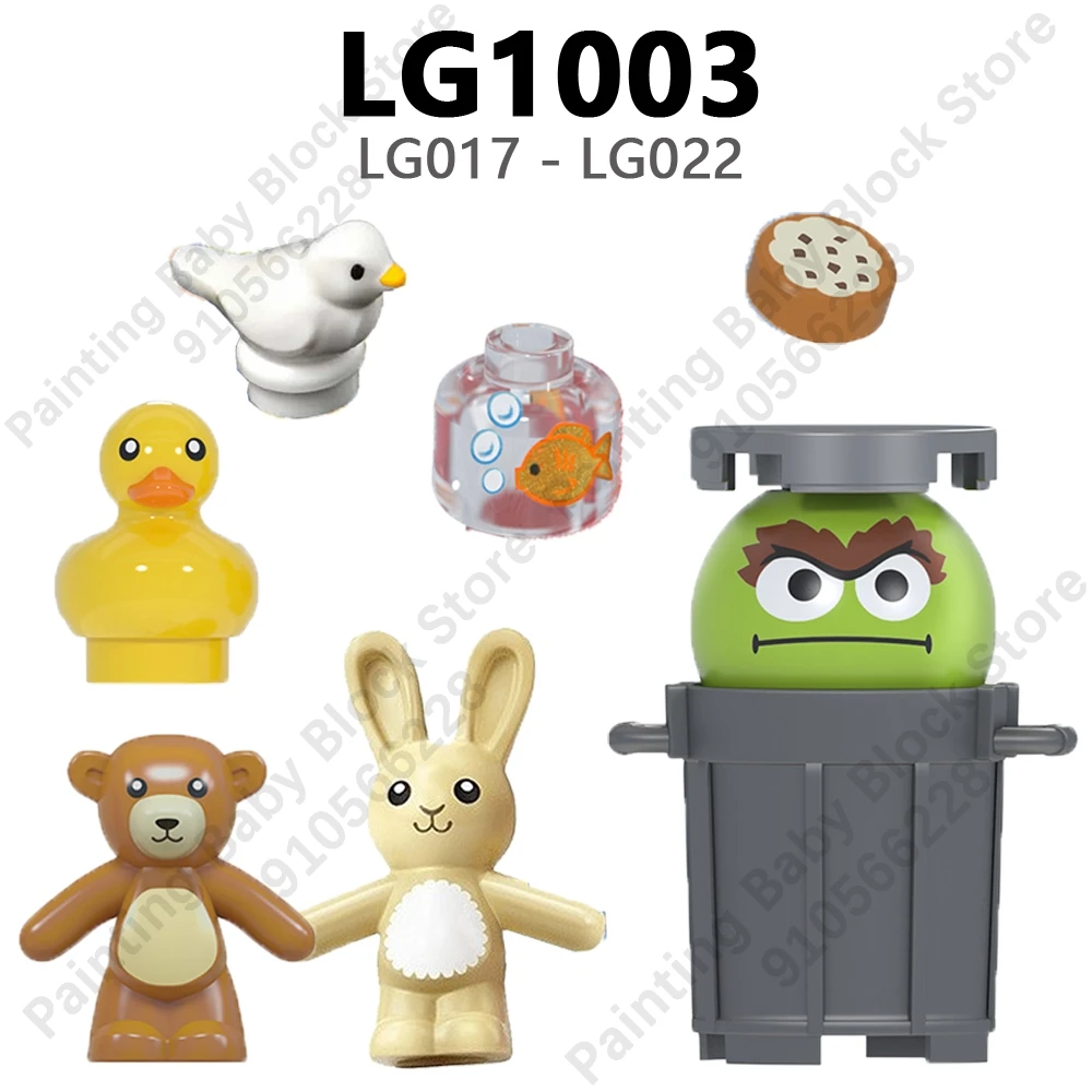 Sci-Fi Cartoon Action Figure Building Blocks - Educational Gift Set