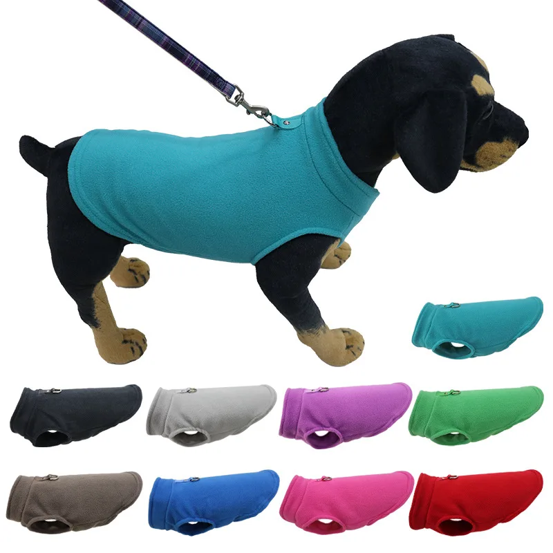 Winter Soft Fleece Pet Dog Clothes Puppy Clothing French Bulldog Coat