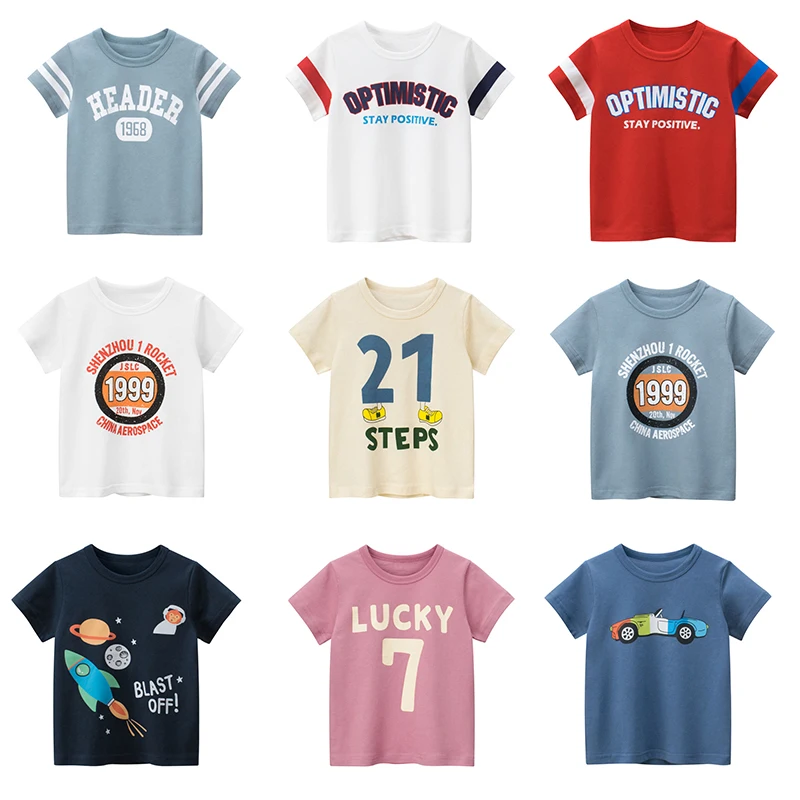 Boys Cartoon Letter Tee 1