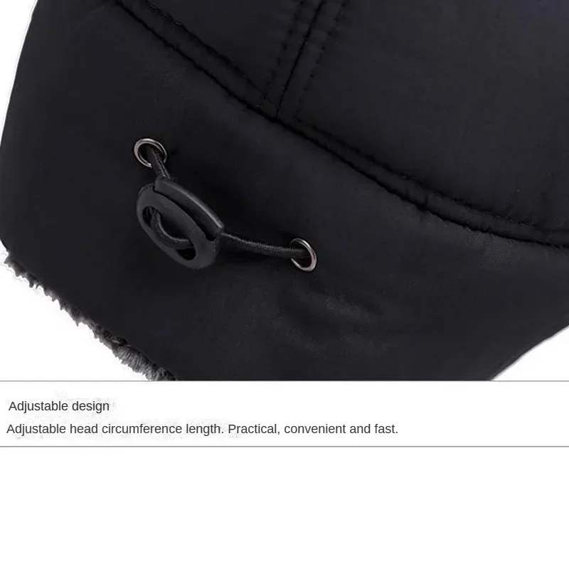 Winter Fisherman Hat Windproof Snow Proof Men Women