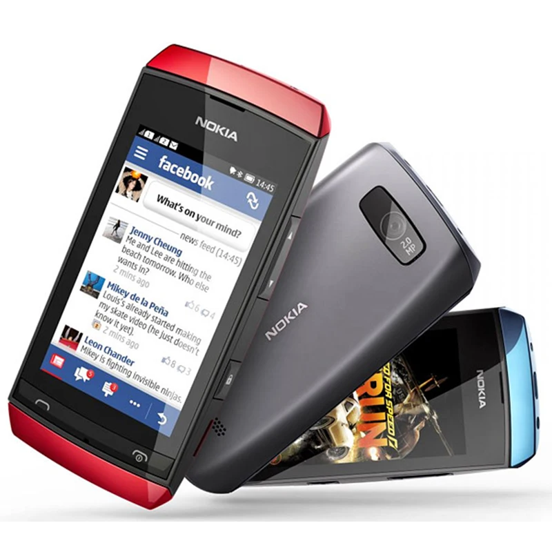 Оригинальный разблокированный Восстановленный телефон Nokia 305 Asha стандарта GSM
