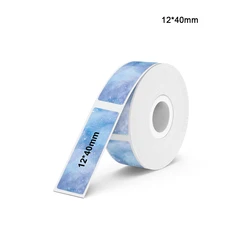 Compact Thermal Label Printer with Adhesive Sticker Printing Capability (1PK Starry Sky)