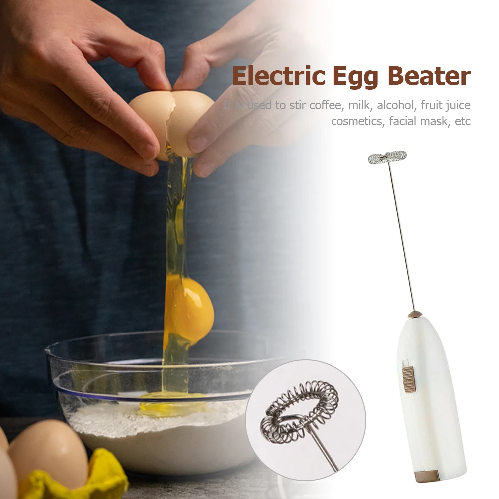 Description Picture 5 of itemMini Coffee Foamer Stainless Steel Electric Stirrer Egg Beater Handheld Milk Frother Blender Portable Fast for Home Cooking Tool