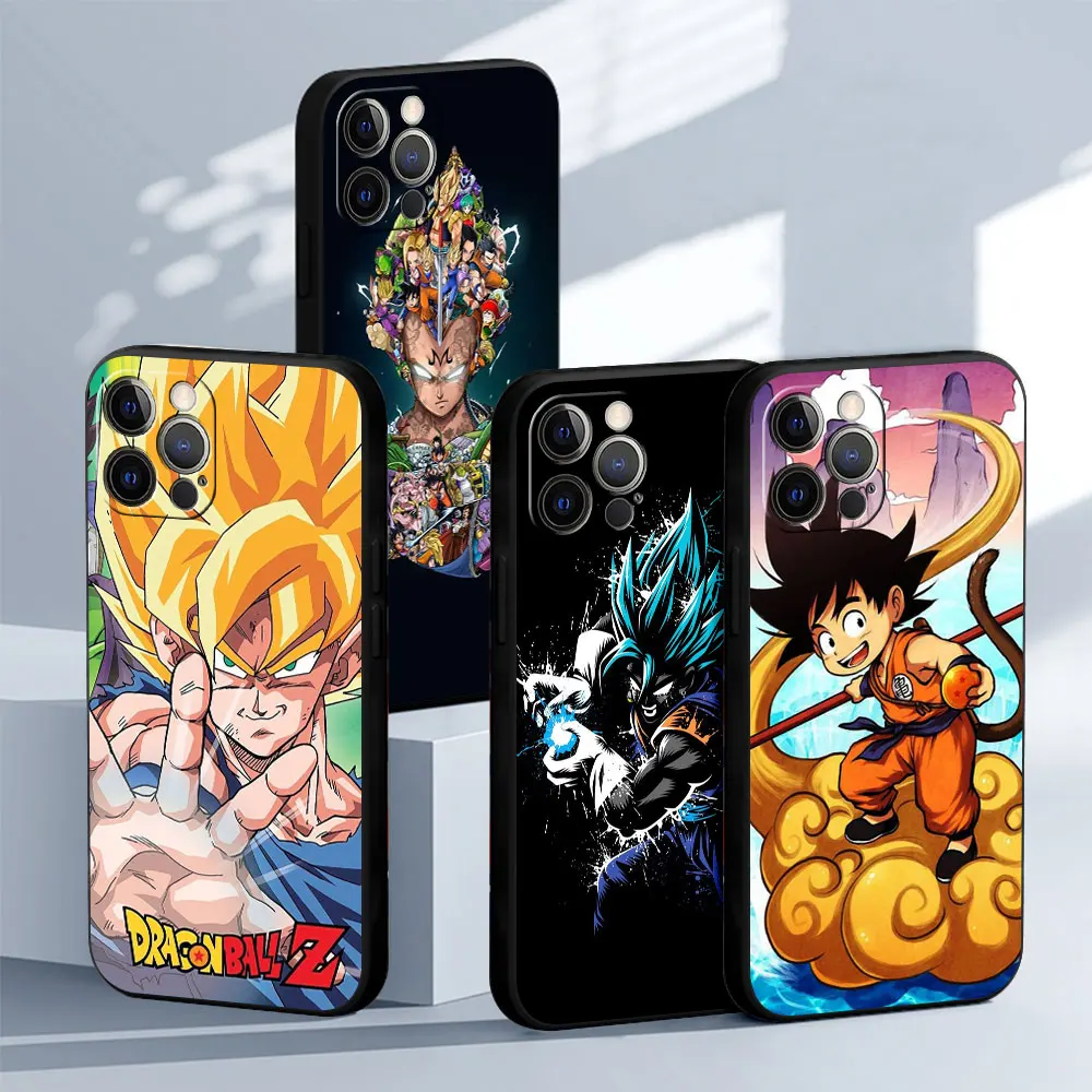 

Soft Case For Apple iPhone 11 15 14 Plus 13 Pro Max 12 15Pro 14Pro 13 Mini Back Phone Cover Silicone Funda D-Dragon Ball Z Shell