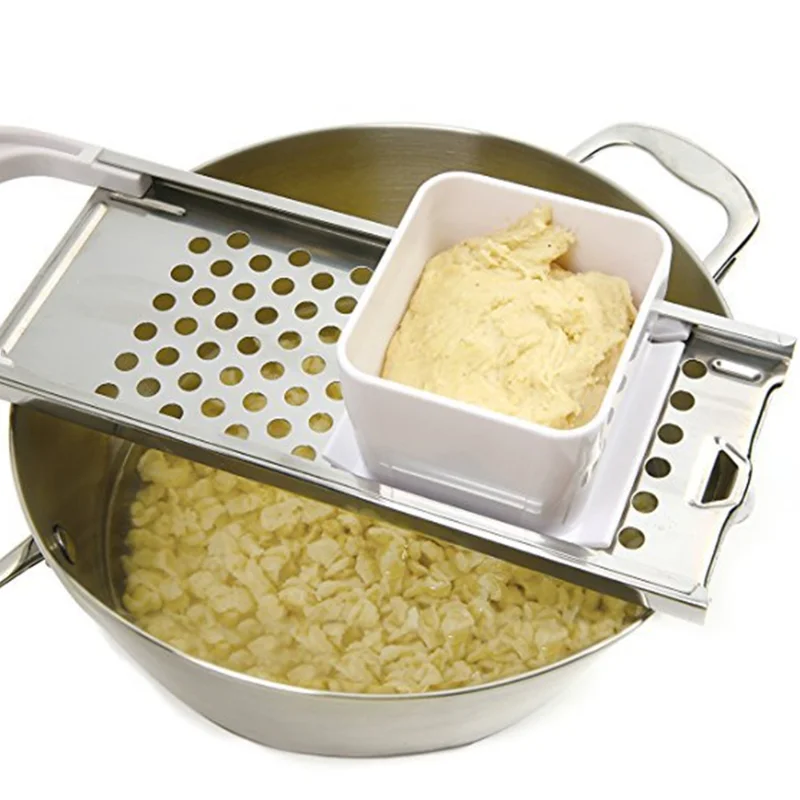 Accessories Dumpling Stainless Steel Pasta Cooking Tools Manual Kitchen Noodle Spaetzle Maker Blades