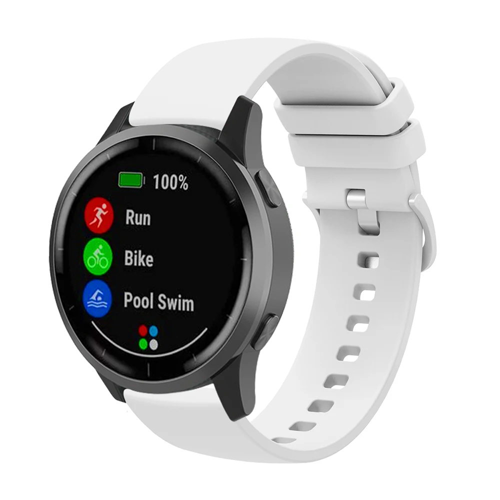 Premium Silicone Replacement Watch Band, Multiple Sizes Available