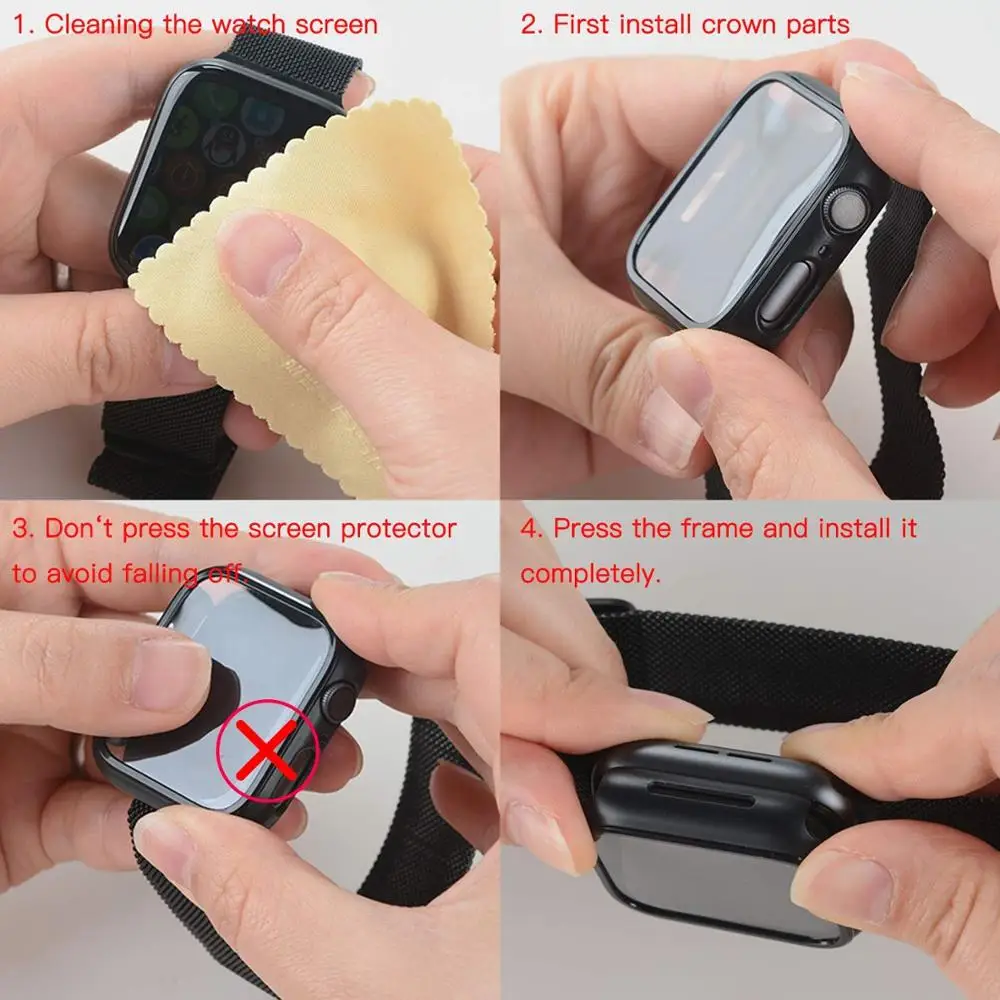 Apple Watch Se 40mm Screen Protector Glass Tempered Glass