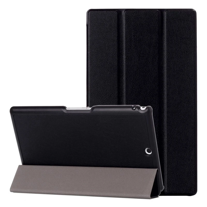 Flip PU Leather Case for Sony Xperia Z3 Compact 8.0 inch Tablet PU Leather Stand Protective Cover Folding