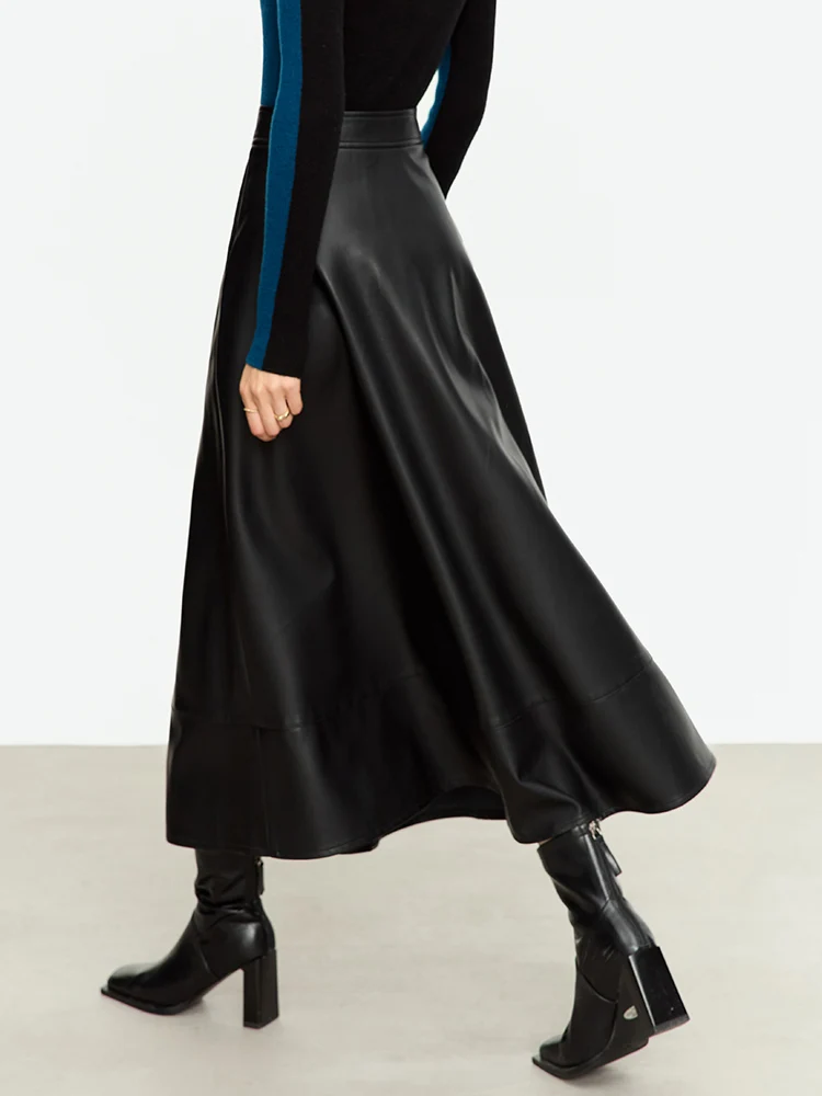 AMII Minimalist Fashion Women Skirt 2023 Autumn New Loose