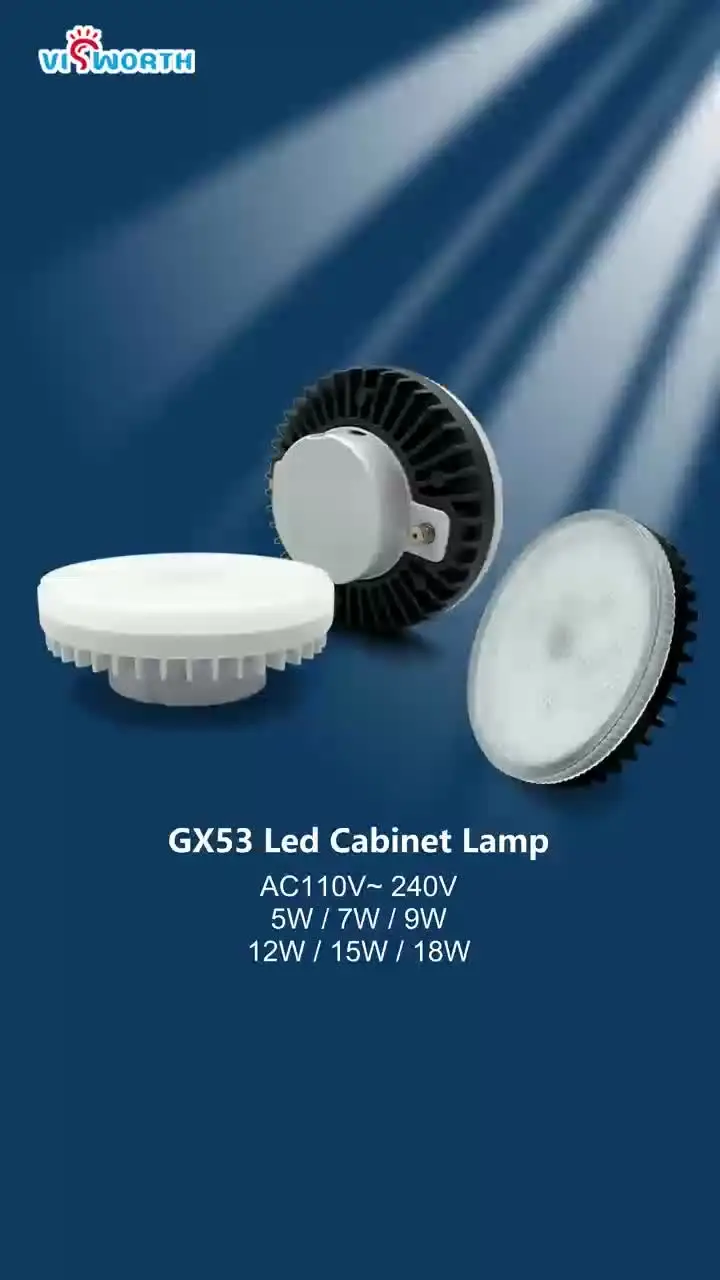 ILLUMIXカラービュアー5000ケルビン前後 Gx53 LED Bulb Light Under Cabinet Lights 5W 7W 9W 12W 15W
