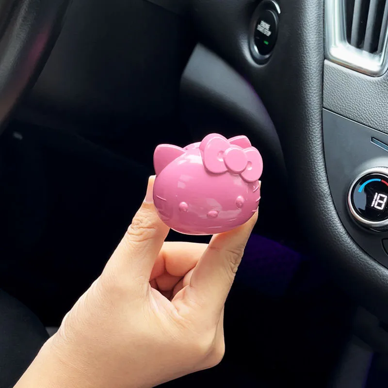 

Kawaii Sanrio Anime One Click Start Protection Cover Cute Hello Kitty Cartoon Ignition Switch Protection Cover Gifts for Girls