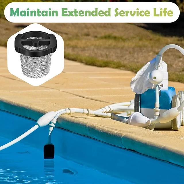 4 Darab Szűrő Képernyő-Medence Tisztító Alkatrészek Fekete Csere A Zodiac Polaris-Hoz 6-504-00 280 380 360 180 165 65 - Image 5