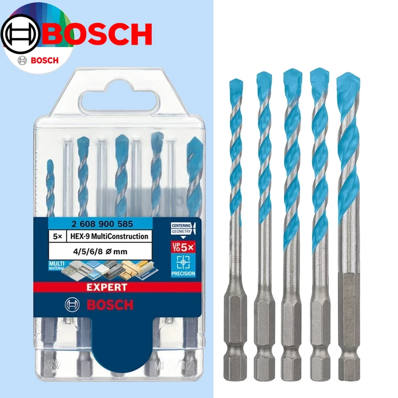 Drill Bit Set 5Pcs Bosch Hexagonal Twists