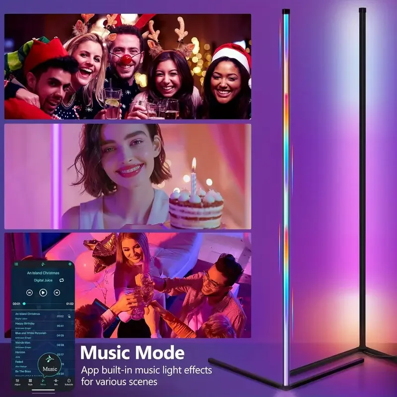 รูปสินค้า โคมไฟ RGB ปรับสีได้ 16 ล้านเฉด ส่องสว่างสไตล์มินิมอล