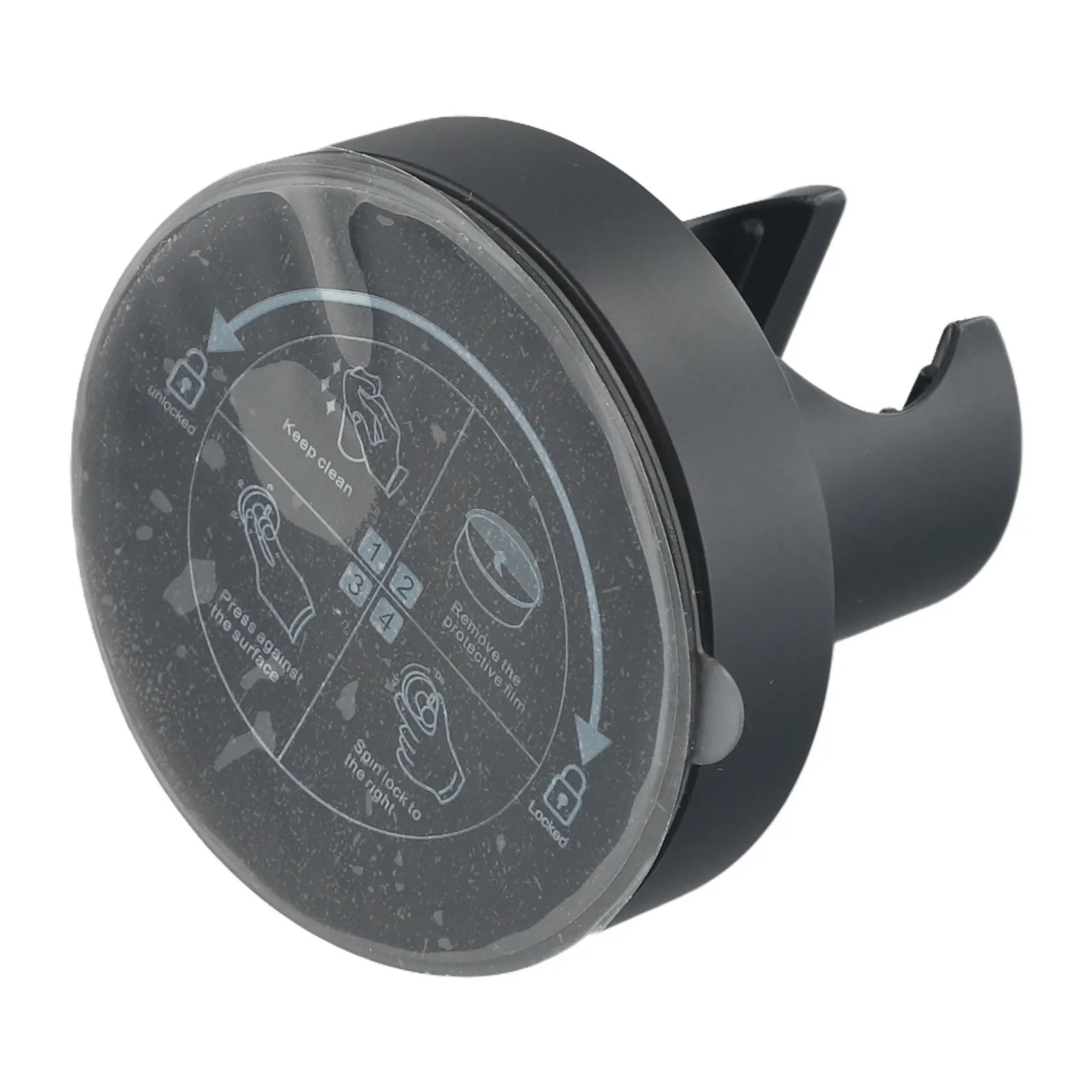

For Glass For Marble Bracket Shower Head Holder ABS Plastic Firmly Punch Free Reusable Universal Design Brand New