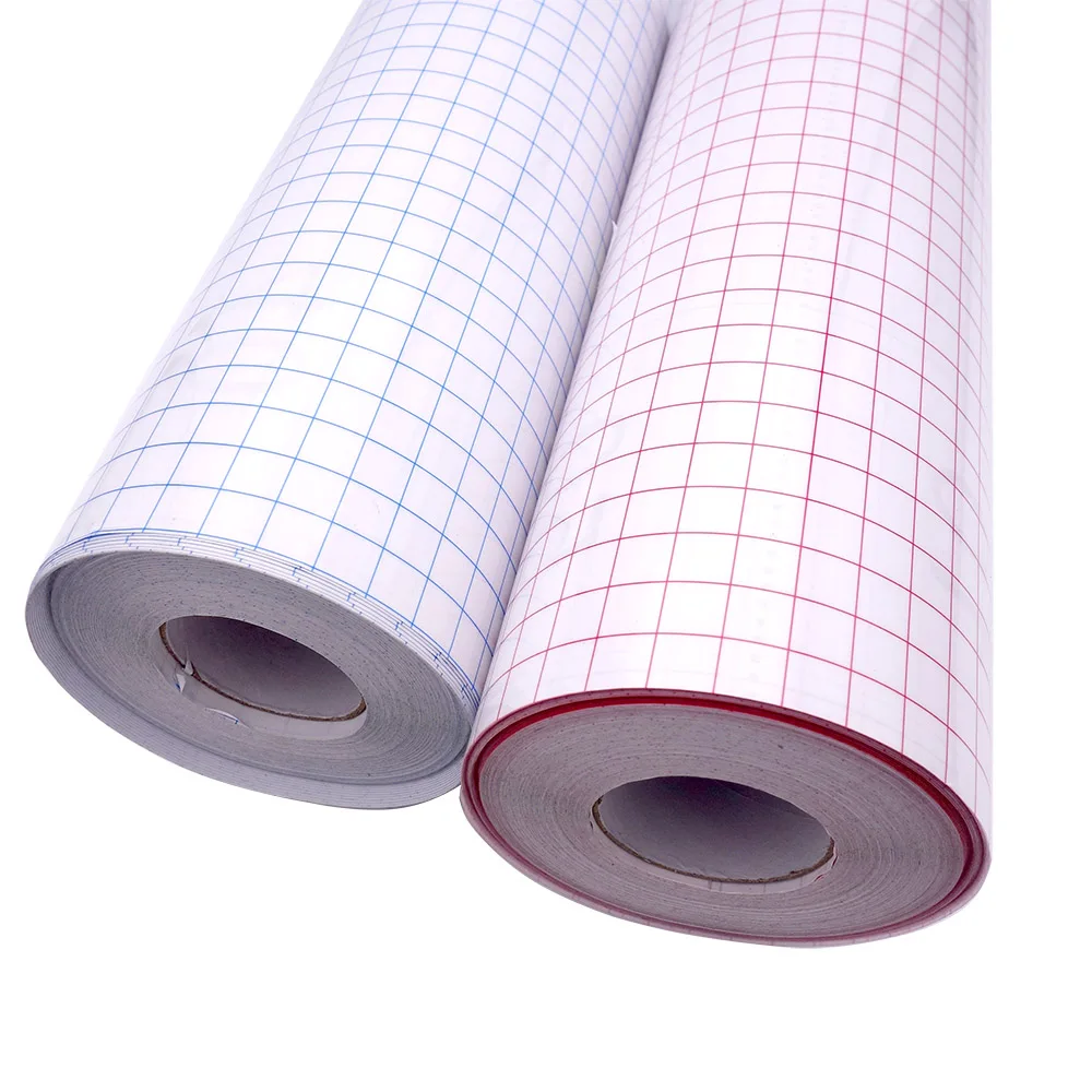 30CM/12 Inch Wide Clear Vinyl Application Tape Alignment Grid for Car Wall Craft Art Decal Transfer Paper Tape Adhesive vinyl application tape