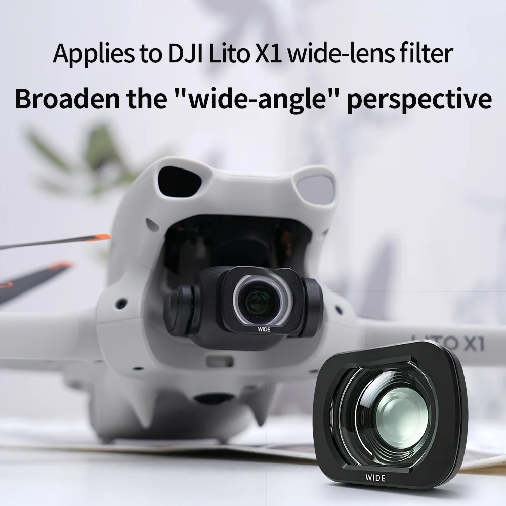 Filtre Grand Angle HD pour DJI LITO X1 - Objectif Photo Aérienne