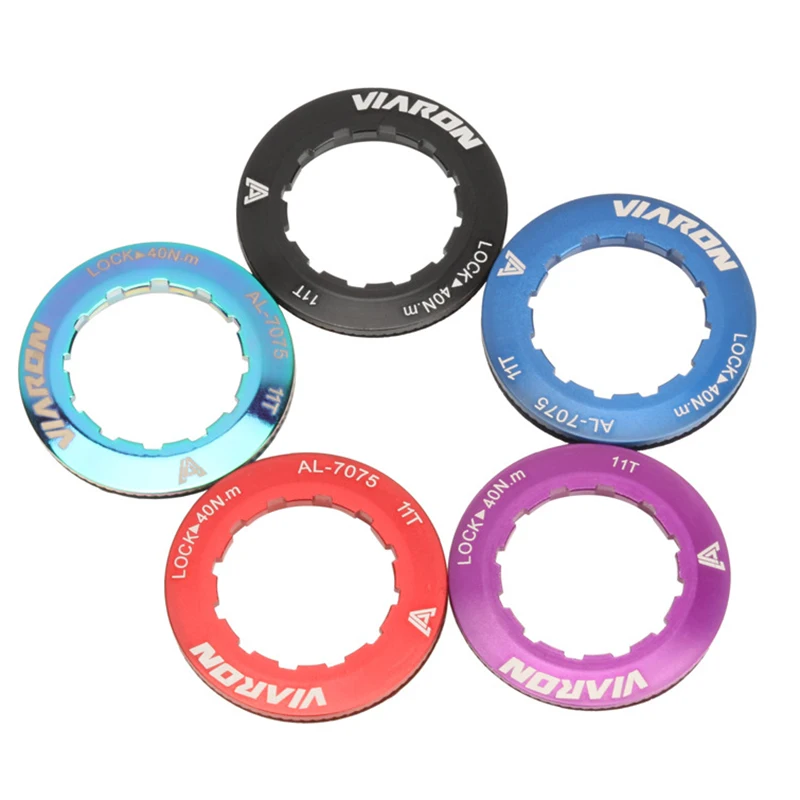 Viaron Bike Cassette bicycle cassette 11 Speed Flywheel Lock Cap UltraLight Aluminum Alloy Locks Ring MTB Road Bicycle For Shimano SRAM
