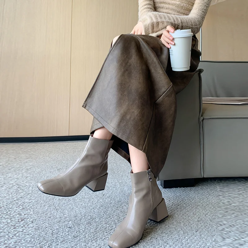 

Y2K Clothes Vintage Tie Dye PU Leather Mid-long A-line Pleated Skirts Autumn High Waist Split Skirts Oversized Bottoms Jupe 3061