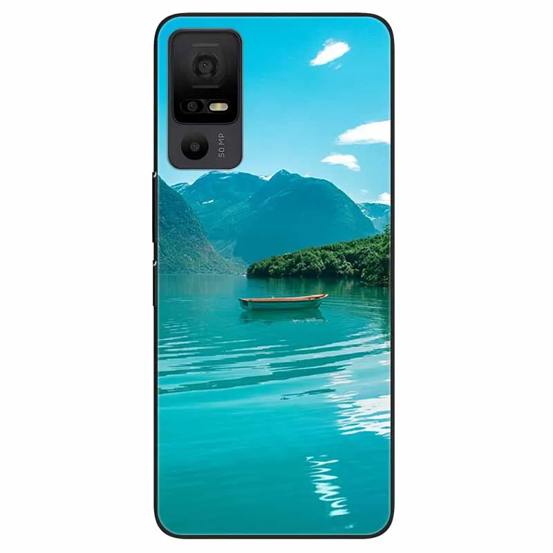 Luxurious Black Marble Silicone Phone Case - Soft Bumper Shell