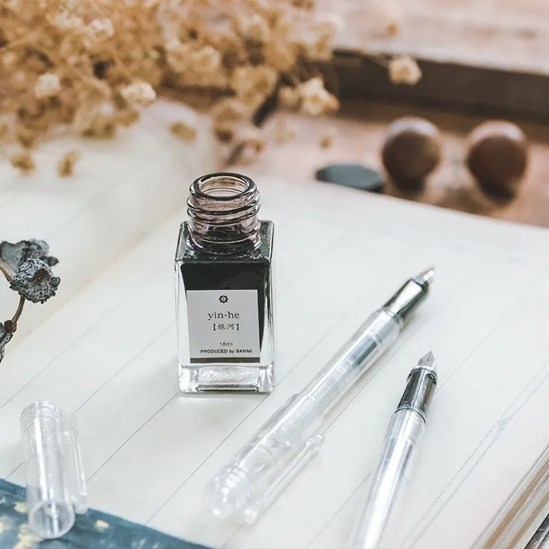 BANMI 59 색상 18ml 만년필 잉크 (골드 파우더 포함) MAJOHN HONGDIAN JINHAO 학교 용품 문구 용품