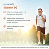 713-1ab7f0.jpg Vitamin D3 Supplement, Supports Calcium Absorption, Fights Fatigue, Boosts Immune System, Strengthens Muscle, 120 Capsules