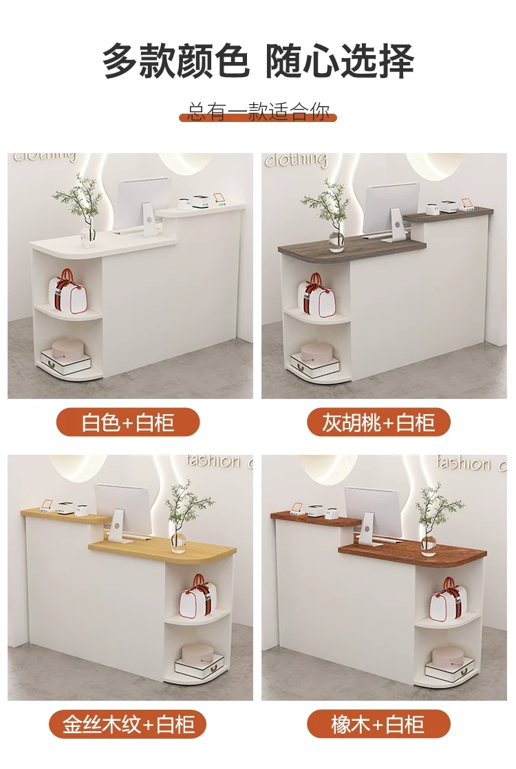 Description Picture 5 of itemDisplay Cabinet Reception Desk Tall Bar Counter Beauty Salon Reception Desk Office Table Toonbank Winkel Garden Furniture Sets