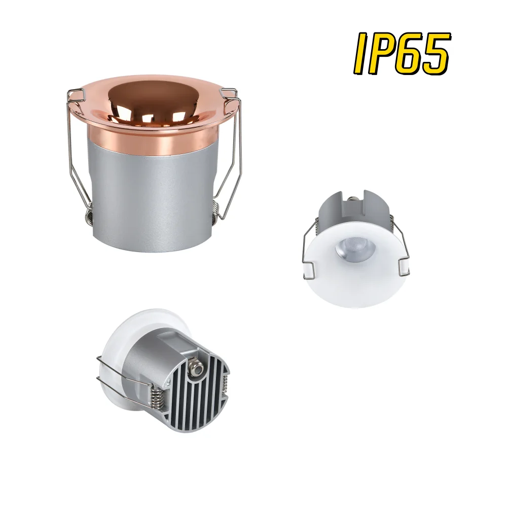 LED 눈부심 방지 COB 스포트라이트 전기 도금 알루미늄 제품, 5W12W 임..