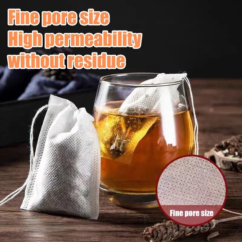 Disposable Tea Bags Non-woven threaded tea bags disposable soup seasonings traditional Chinese medicine filtered bags