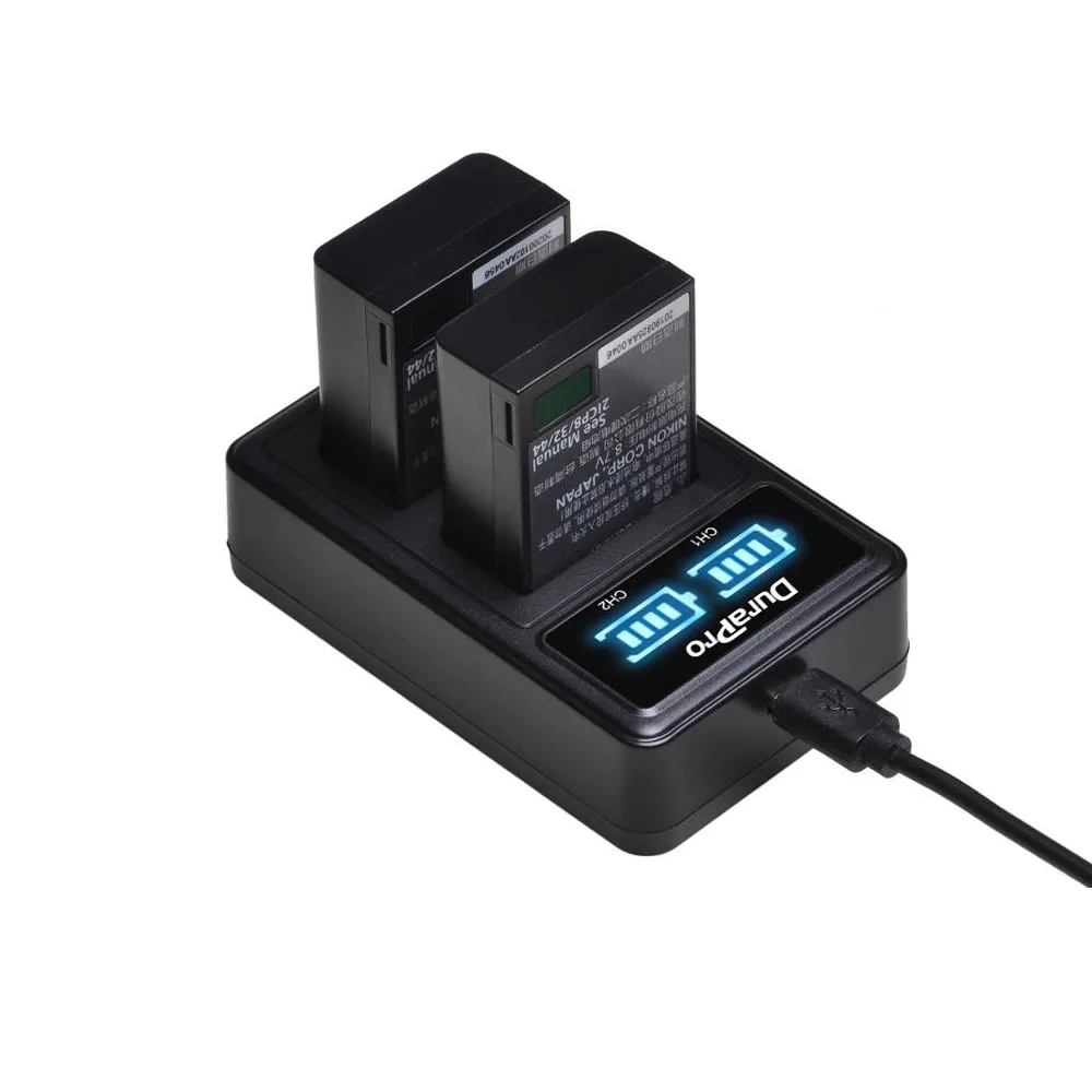 Batteria EN-EL25 USB-C Per Nikon Z50/Z30/Z FC - 2 Pezzi 2100mAh Con Caricabatterie Tipo C - Foto 7
