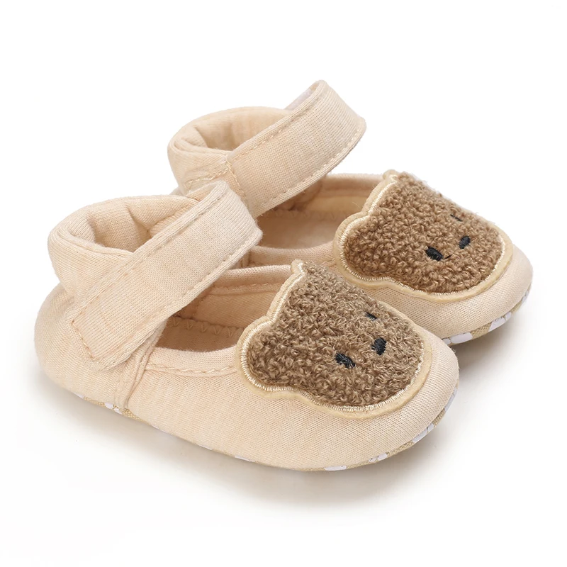 Newborn Cartoons Baby Socks Shoes Boy Girl Star Toddler First Walkers Booties Cotton Comfort Soft Anti-slip Warm Infant Shoes