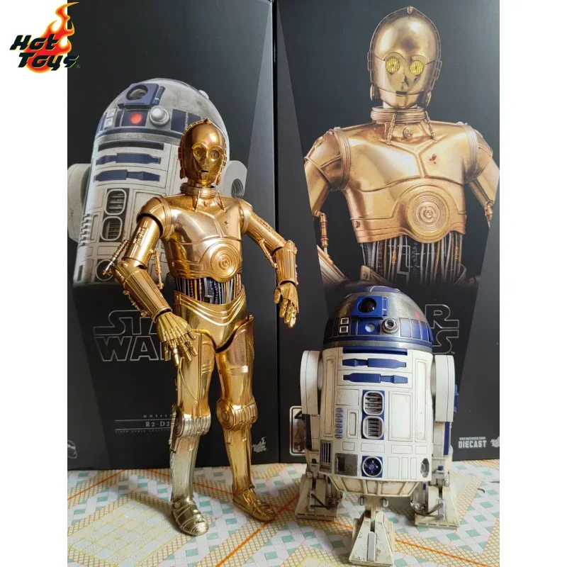 

HOTTOYS HT MMS701D56 Alloy Star Wars 6 Robot C-3PO MMS651 R2-D2 Action Figure Model Toy