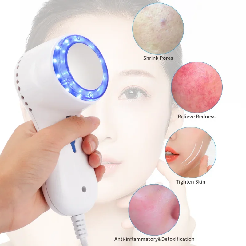 New Cold Hammer Face Cryotherapy Ice Treatment Beauty Machine, Eliminate Wrinkles, Tighten Skin, Shrink Pores, Anti-acne Care anti acne sos сыворотка интенсивная с эффектом сияния 15г