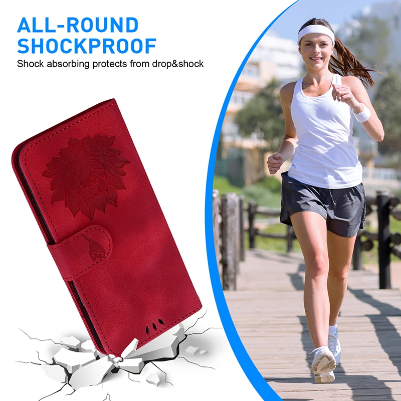 Magnetic Leather Flip Cover Wallet Phone Case