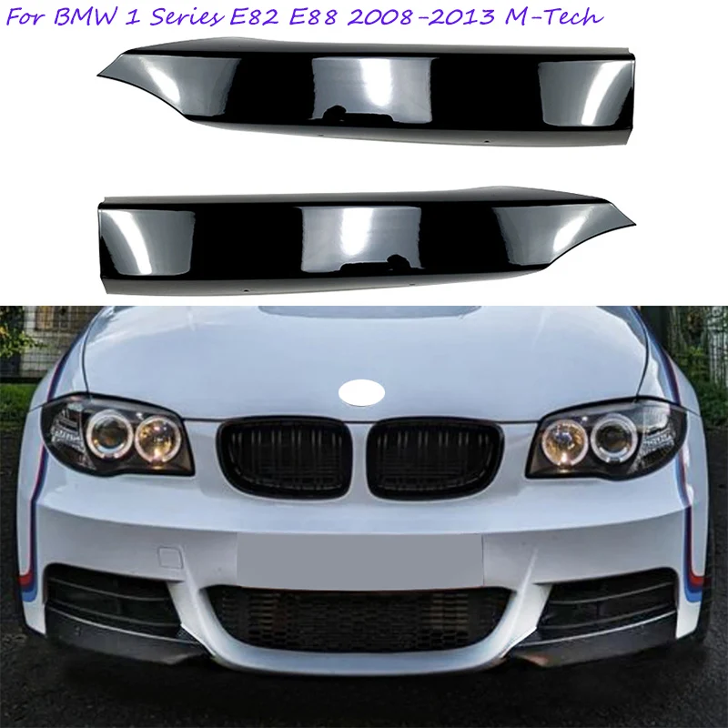 

Car Front Bumper Lip Angle Diffuser Splitter Spoiler Protector For BMW 1 Series E82 E88 2008 2009 2010 2011 2012 2013 M-Tech