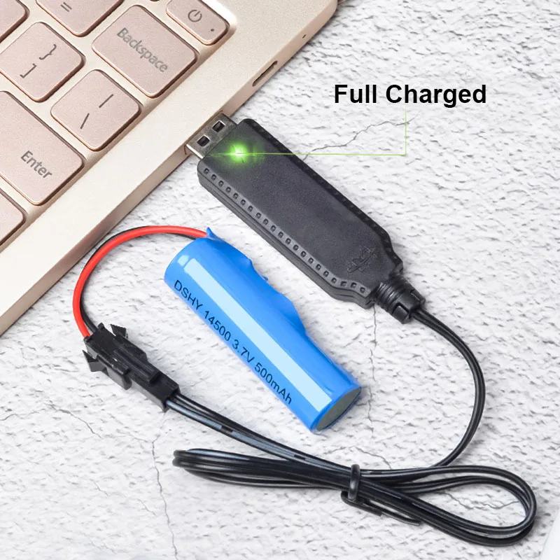 Universal SM-2P LED Indicator 3.7V Charger Cables USB Charger RC Toys Li-ion Battery NiMh/NiCd Battery
