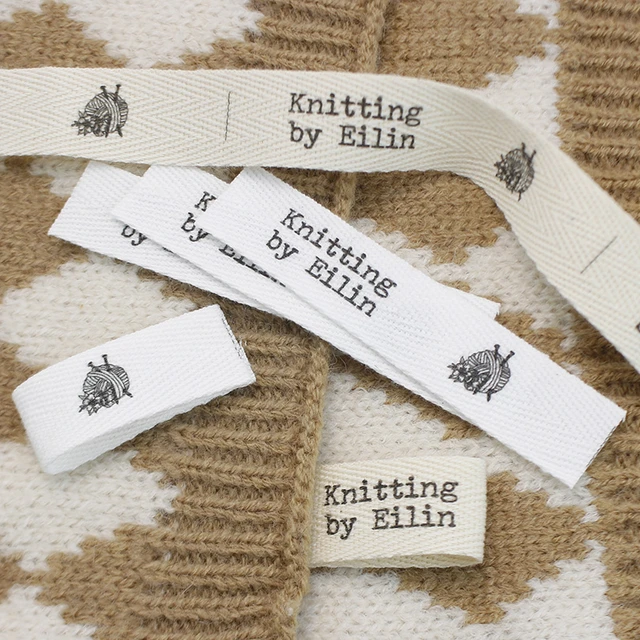 100 Pcs Love Woven Label Handmade Tags Personalized Items Clothing Crochet  Accessories Sewing Labels Cotton Knitting - AliExpress