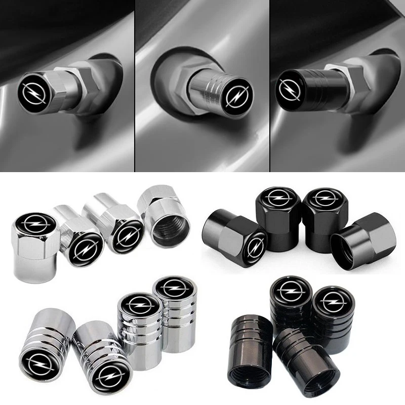 Car valve stem caps 4 pcs For Renault Megane 2 Duster Logan Captur Clio Laguna 3 Fluence Kadjar
