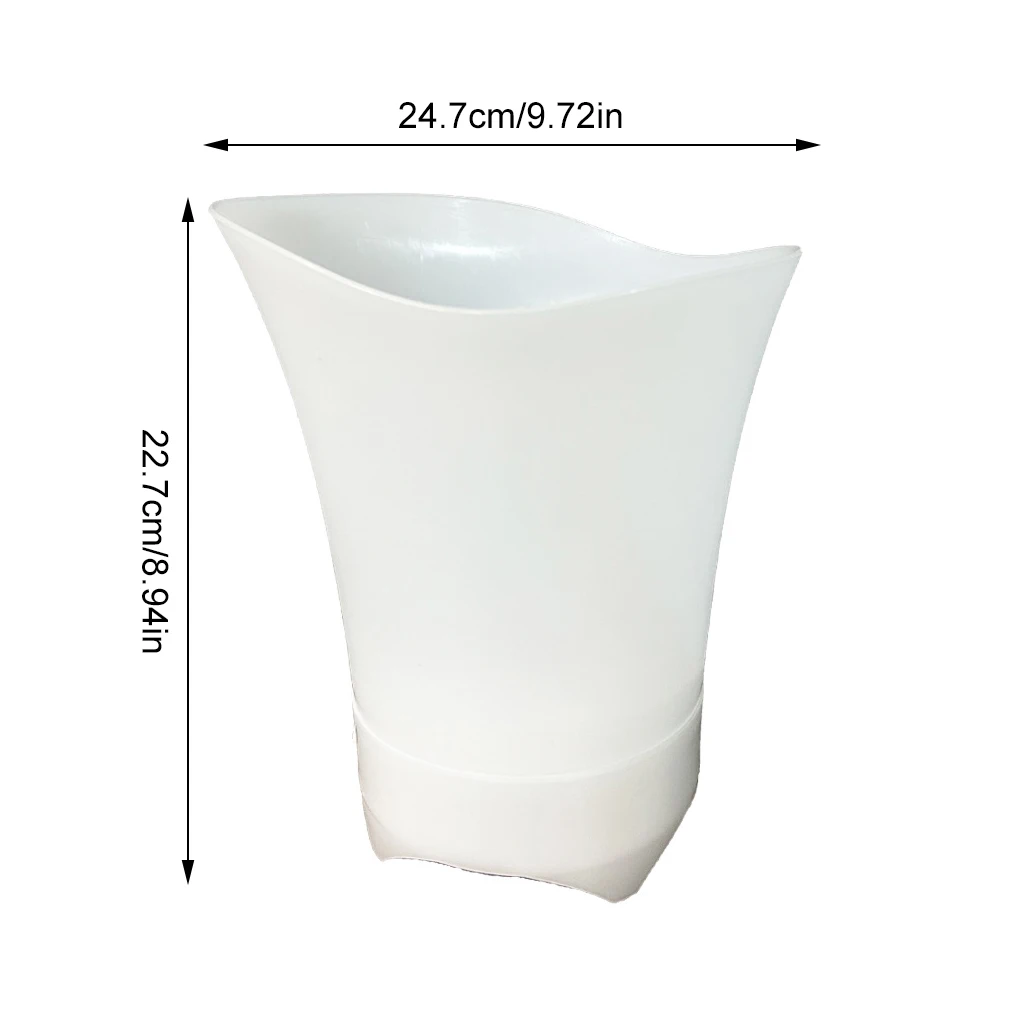 New 5L 6 Color LED Ice Bucket Waterproof Plastic Light Up Champagne Beer Buckets For Bars Nightclubs Night Party