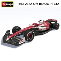 2022 Bburago Diecast 1:43 Car Alfa Romeo C42 Ferrari F1-75 RB18 Red Bull F1 Model Alloy Toy Formula One Car Collection Kid Gift 1