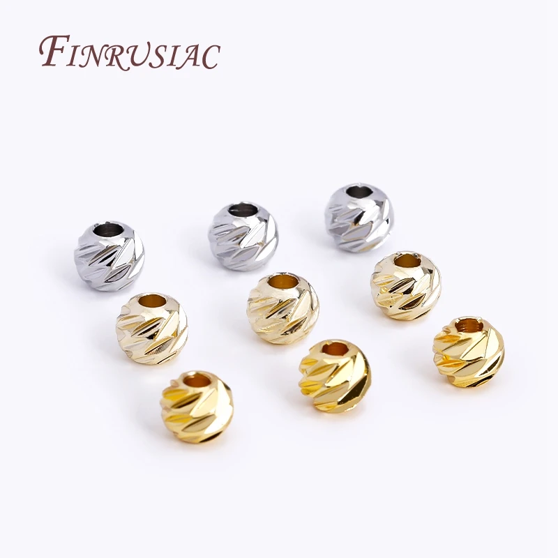 18K Gold Plated Spacer Beads – 2.5-6mm for DIY Jewelry Beading 4