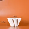 Creative Ceramic Vase Plant Pots Decorative Flower Arrangement White Porcelain Floral Vases Desk Decoration Crafts Flower Pots 5