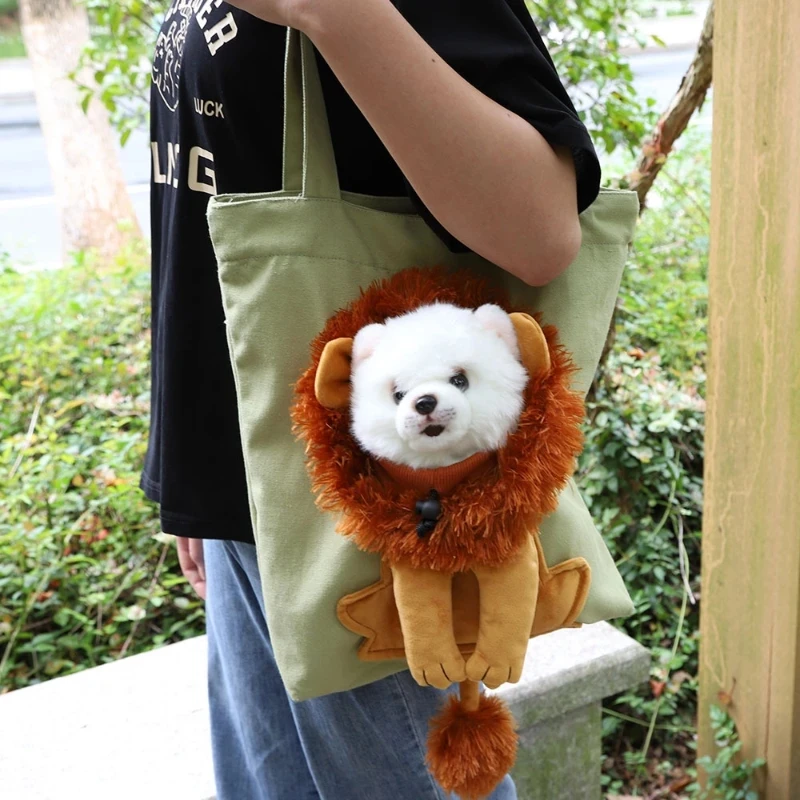 Dog Carrier Bag Pet Cat Small Puppy Handbag Outdoor Travel Carry Tote Bag  Foldable Shopping Bag Portable Pet Dog Designer