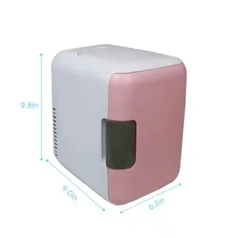 Dc12v Frigo Mini Compact Cooler Box Beauty Refrigerator 4l Car Small Outdoor Drinks Fridge Portable For Bedroom Household