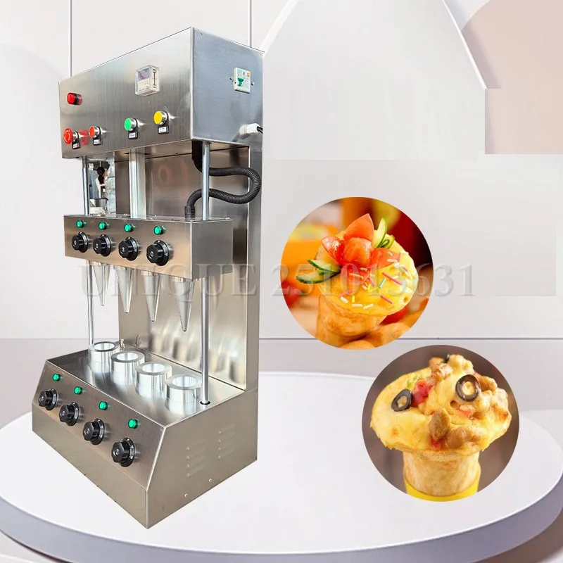Restaruant Commercial Sweet Cone Pizza Oven Warming Showcase Handhold Pizza Machine Pizza Forming Machine