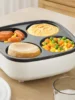 ~Korean egg frying pan breakfast household four hole breakfast machine Non-stick surface multi-function hamburger machine 4