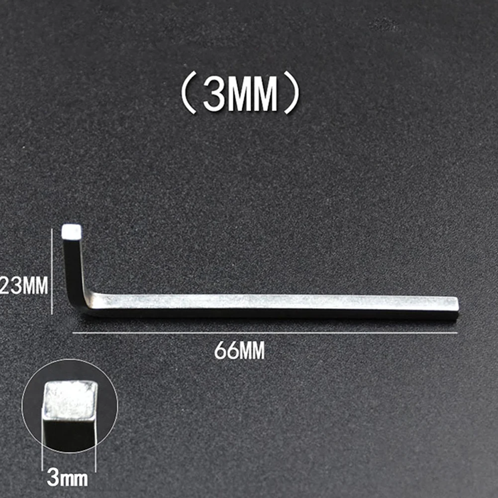 6 Stück L-förmiger quadratischer Kopfschlüssel, quadratischer Schlüssel, innerer 4-Punkt-Schraubenschlüssel, Schraubendreher-Set, 3–8 mm, Handwerkzeuge, Werkzeugschrauben – Detail 24
