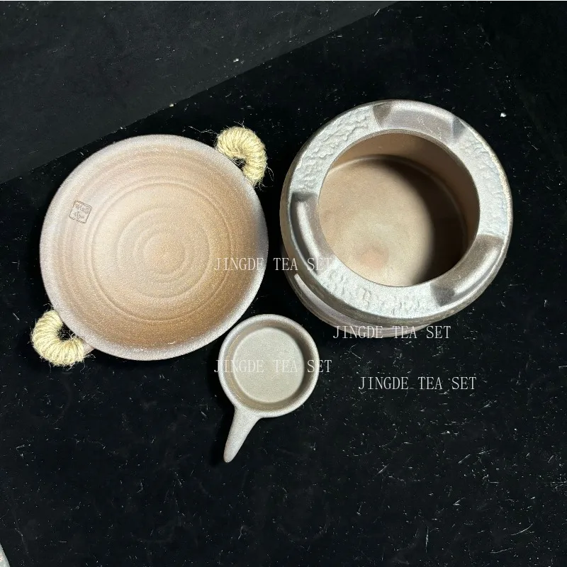 Retro Tea Oven Tea Pot Warmer Ceramic Baking Tray Household Tea Oven Chinese Teaware Accessories Teapot with Candle Warmer
