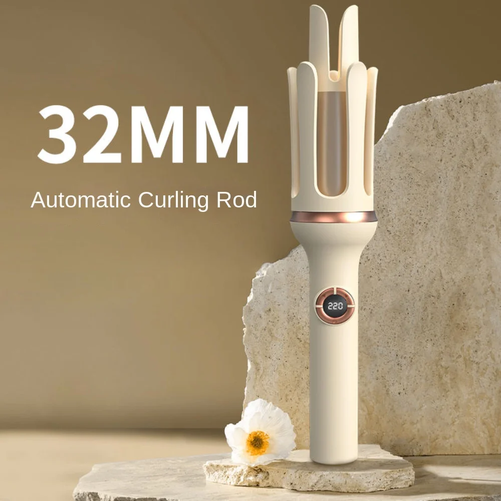 Automatic Curling Iron 32 mm Big Roll Anion Ceramic Hair Curler 4-Speed Adjustable Fast Heating Fashion Styling Tools