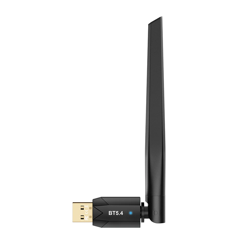 USB 블루투스 호환 5.4 어댑터, 오디오 송신기 리시버 어댑터, PC 무선 마우스 키보드용 드라이버 무료 150m